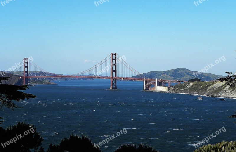 Golden Gate Bridge San Francisco Bay Area Usa America