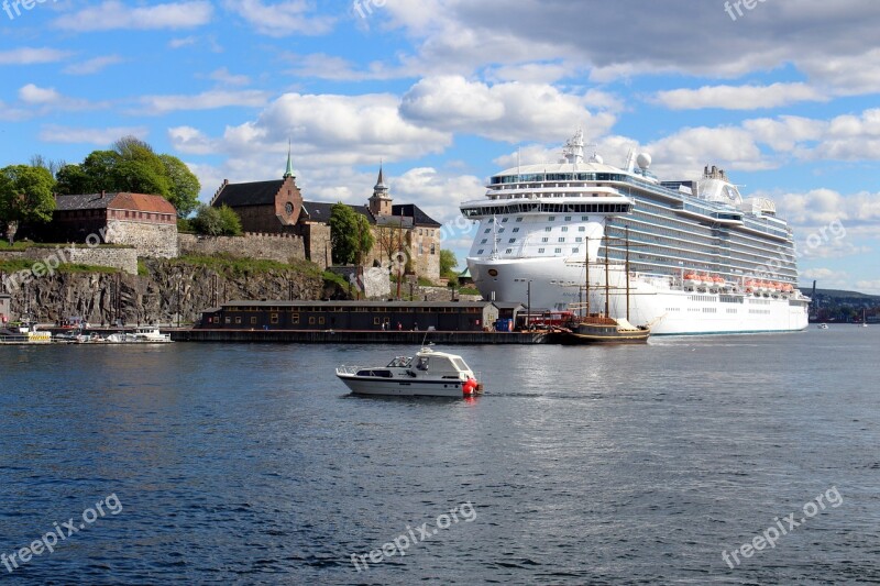 Oslo Norway Port Oslofjord City