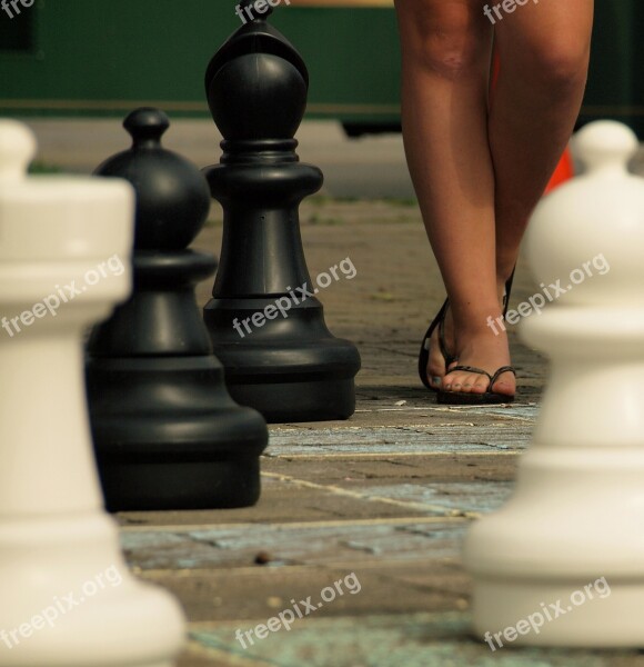 Chess Feet Concentrate Free Photos