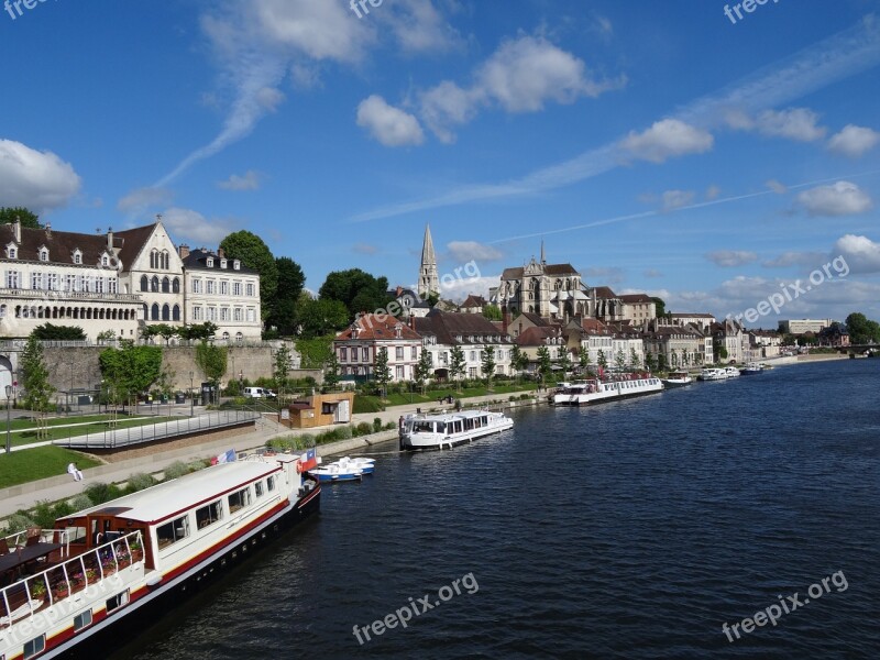 Auxerre More Weekend Yonne Town On The River