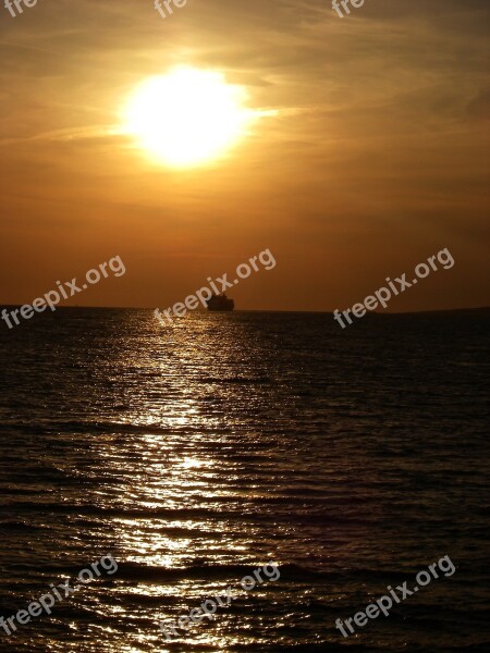 Sunset South Corsica Propriano Corsican France