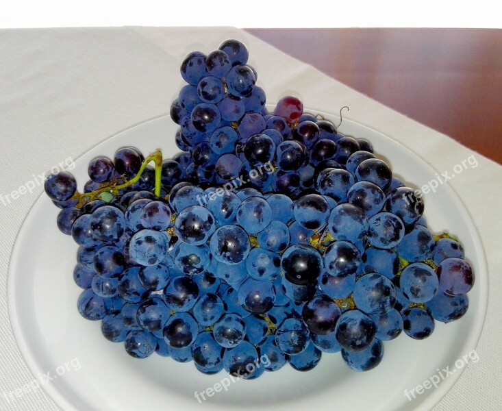 Grapes Fruit Food Dish Free Photos