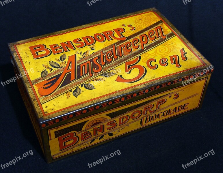 Bensdorps Chocolade Box Tin Package