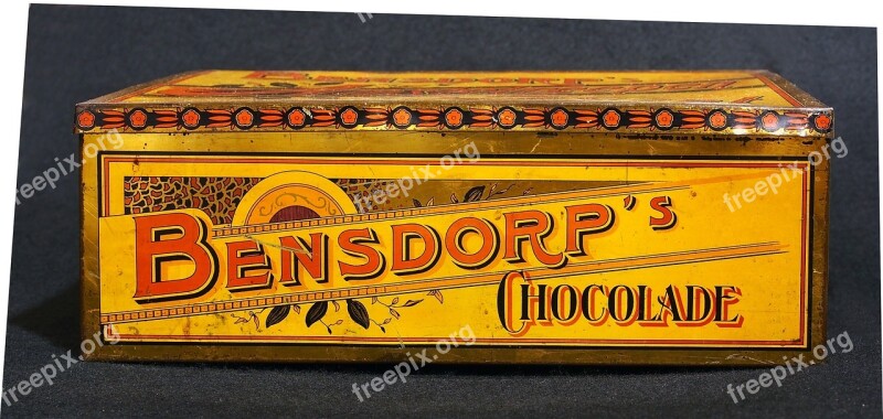 Bensdorps Chocolade Box Tin Package