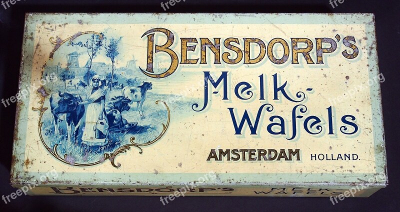 Bensdorp Melk Wafels Box Tin Package