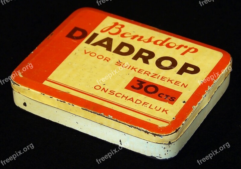 Bensdorp Diadrop Box Tin Package