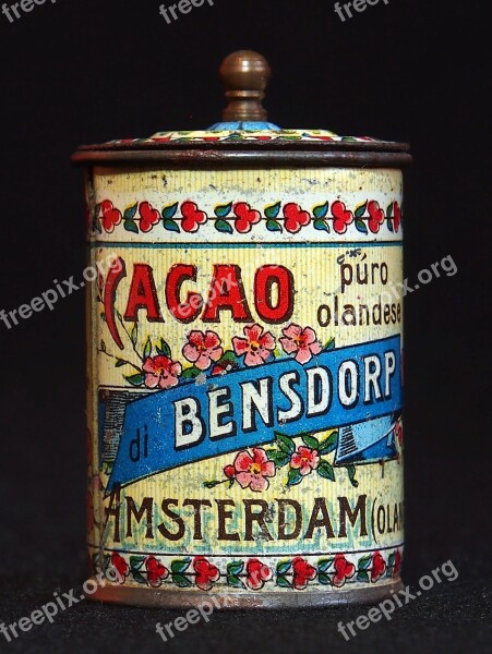 Bensdorp Cacao Box Tin Package