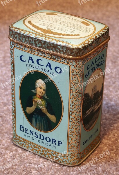 Bensdorp Cacao Box Tin Package