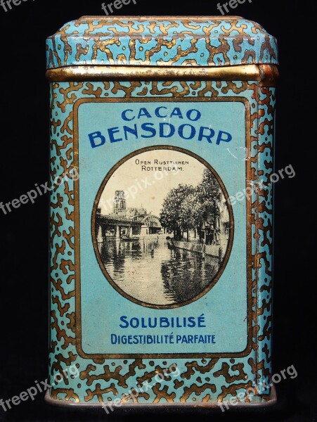 Bensdorp Cacao Box Tin Package