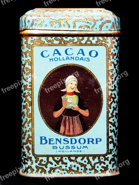 Bensdorp Cacao Box Tin Package