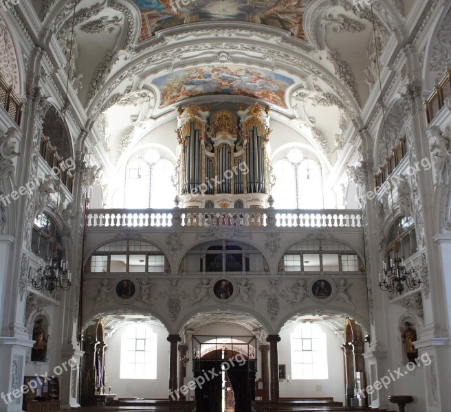 Benediktbeuern St Benedikt Monastery Church Organ