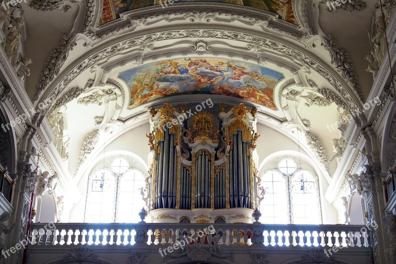 Benediktbeuern St Benedikt Monastery Church Organ