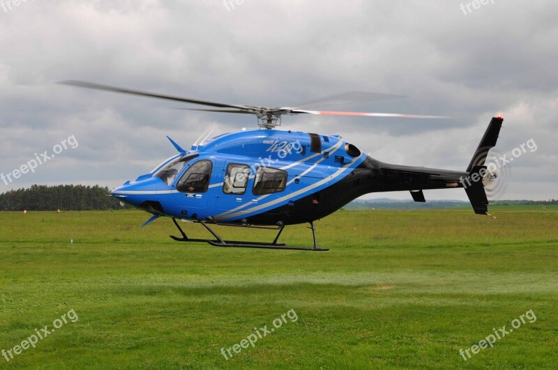 Bell 429 Helicopter Aircraft Chopper Transportation