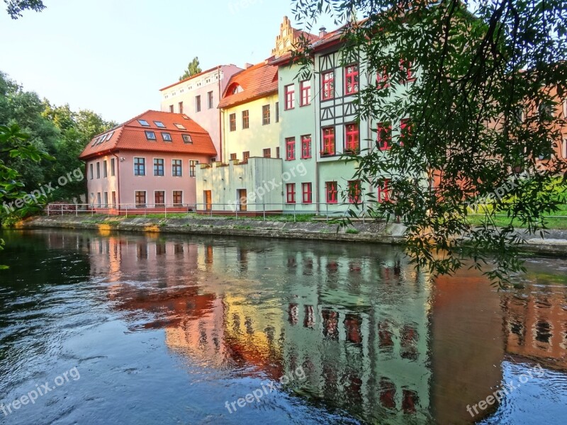 Bydgoszcz Venice Brda River Houses Urban