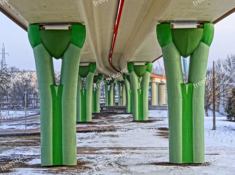 University Bridge Bydgoszcz Brda Crossing Infrastructure