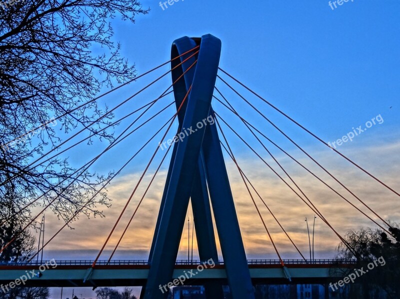 Most Uniwersytecki Bydgoszcz Bridge Pylon University