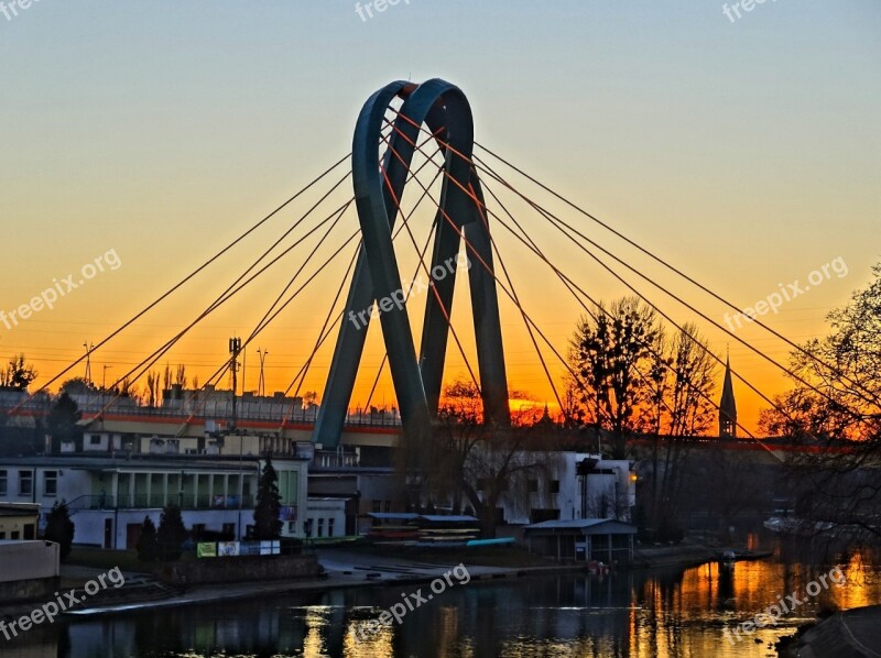 Most Uniwersytecki Bydgoszcz Bridge Pylon University