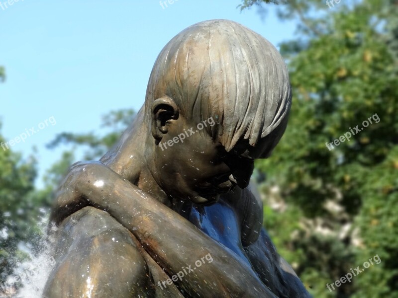 Fontanna Ptop Bydgoszcz Fountain Sculpture Statue