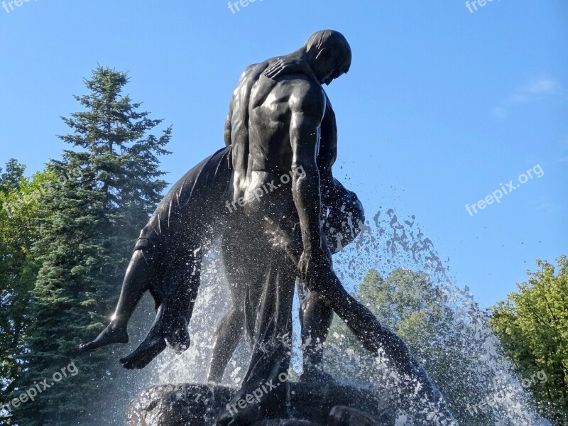 Fontanna Ptop Bydgoszcz Fountain Sculpture Statue