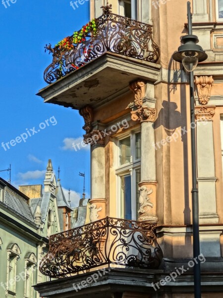 Cieszkowskiego Street Bydgoszcz Balconies Architecture Facade