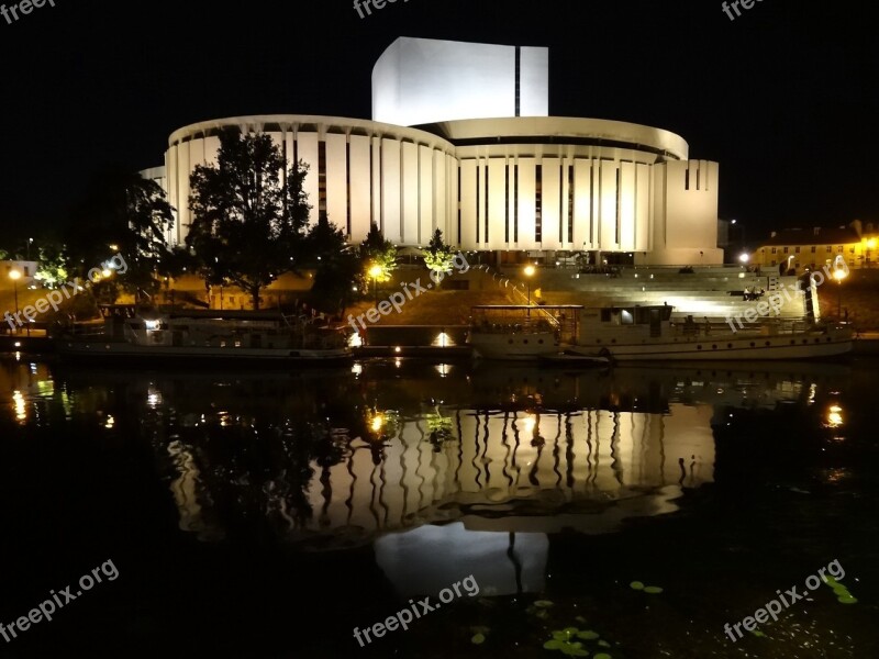 Opera Nova Bydgoszcz Poland Night