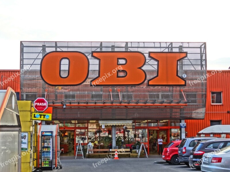 Obi Bydgoszcz Hardware Store Shop Entrance