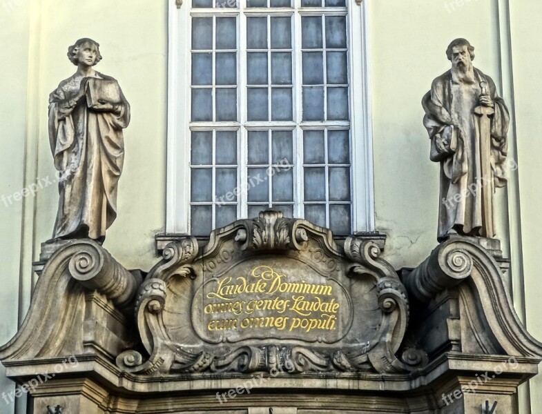 Sacred Heart Church Bydgoszcz Sculptures Architecture Building