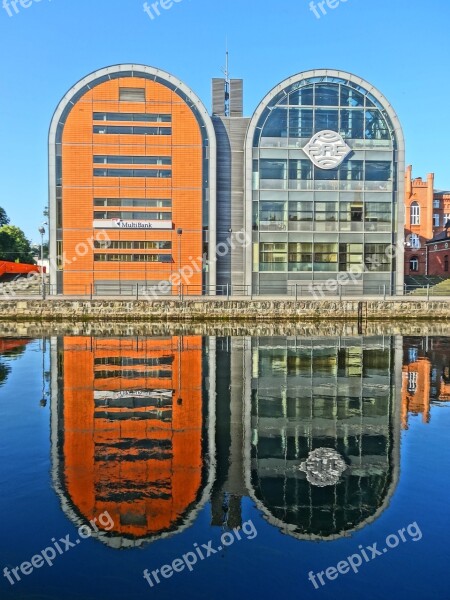 Nowe Spichrze Bydgoszcz Waterfront Building Facade