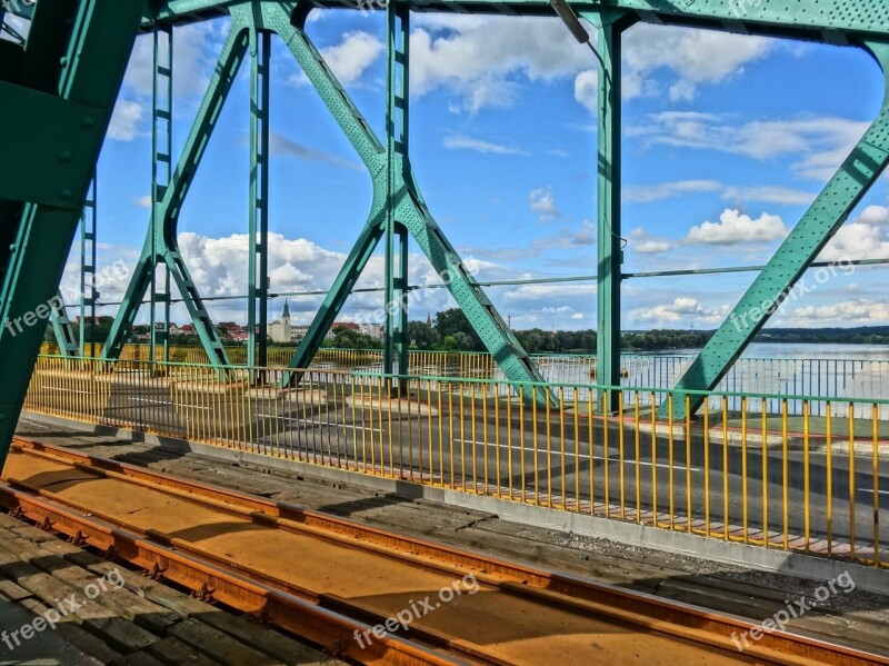 Most Fordonski Bydgoszczy Bridge Framing Crossing