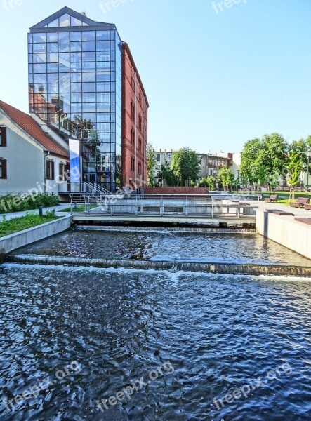 Bydgoszcz Mill Island Building Canal River