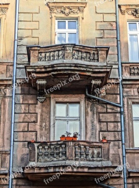 Bydgoszcz Building Balconies Facade Architecture