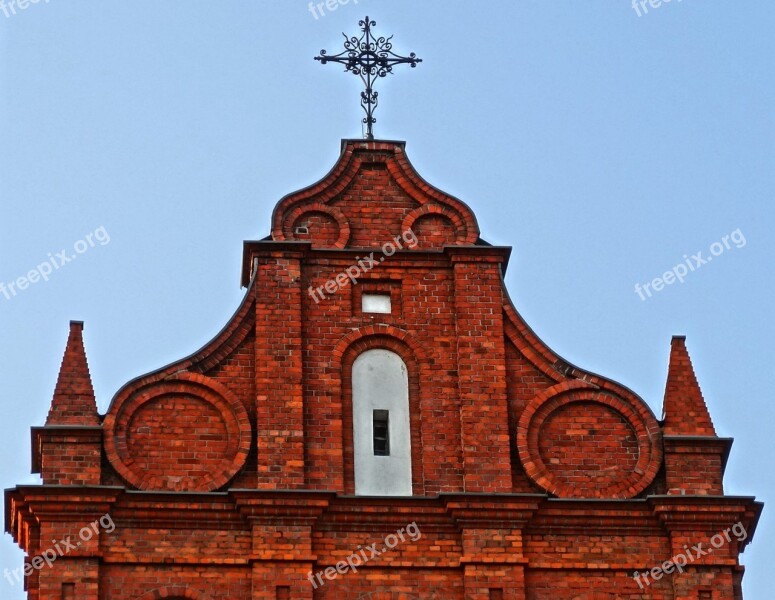 Holy Trinity Church Gable Bydgoszcz Religious Building