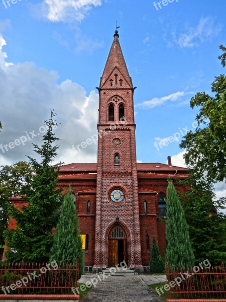 Saint John The Evangelist Church Bydgoszcz Tower Poland