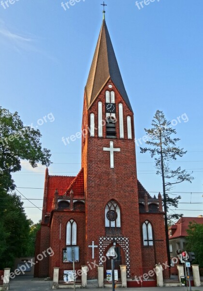 Divine Mercy Church Bydgoszcz Tower Poland Building