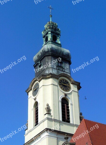 Sacred Heart Church Bydgoszcz Baroque Tower Spire