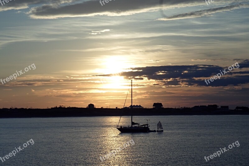 Sunny Sky Landscape Nature Sky Sea