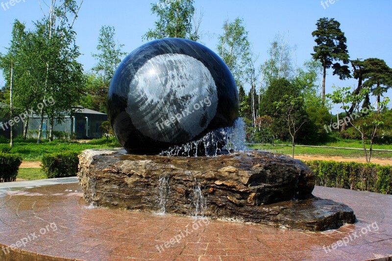 Sculpture Fountain Unusual Structures Stone