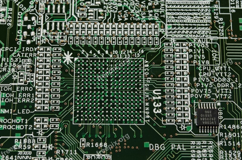 Server Circuit Board Electronics Circuit Computer