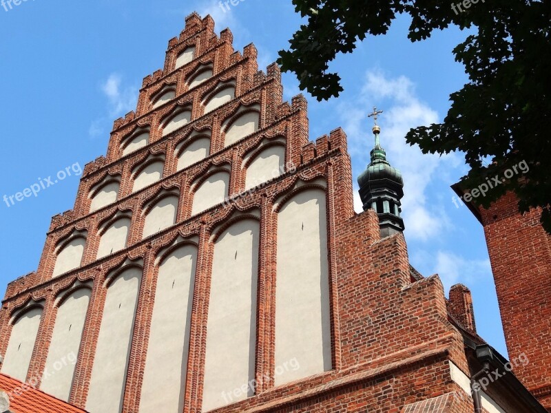 Bydgoszcz Cathedral Church Gable Pediment