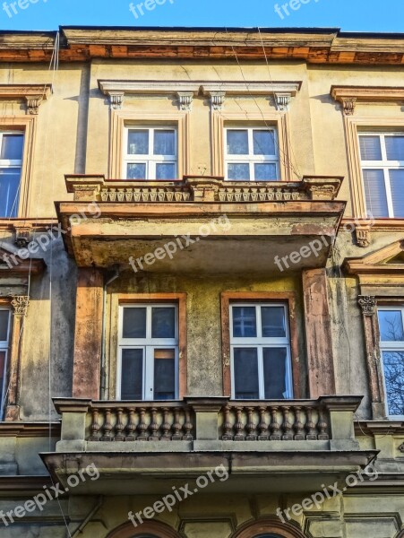 Bydgoszcz Balcony Poland Architecture Facade