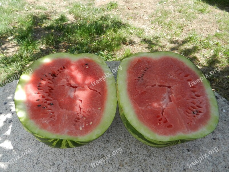 Ripe Watermelon Watermelon Fruit Free Photos