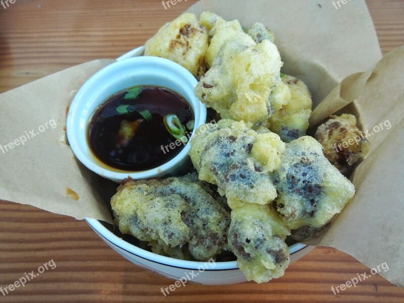 Cauliflower Fried Appetizer Food Vegetable