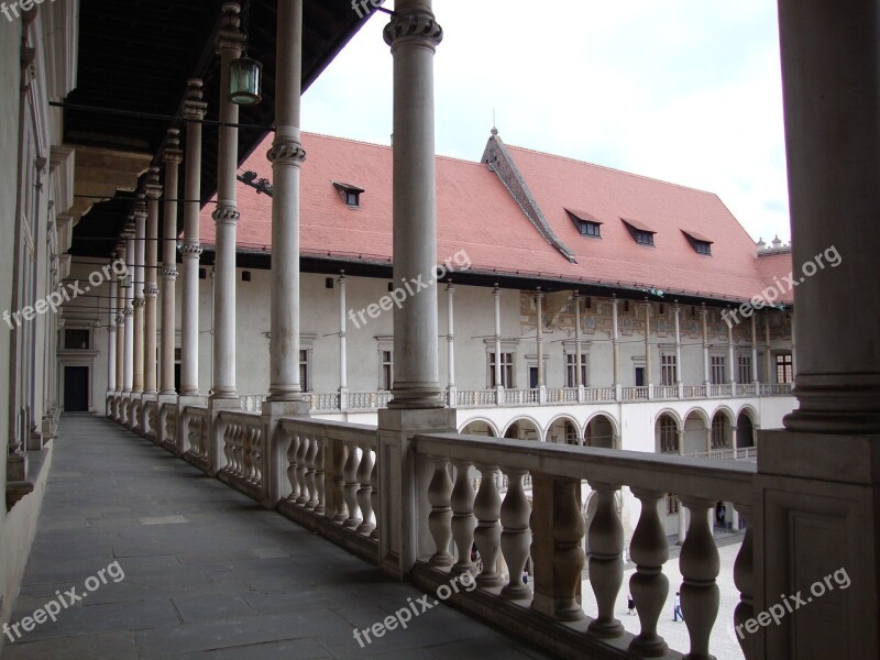 Kraków Wawel The Castle Courtyard Free Photos