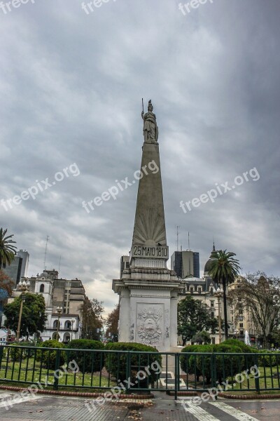 Square May 21 Argentina Buenos Aires Free Photos