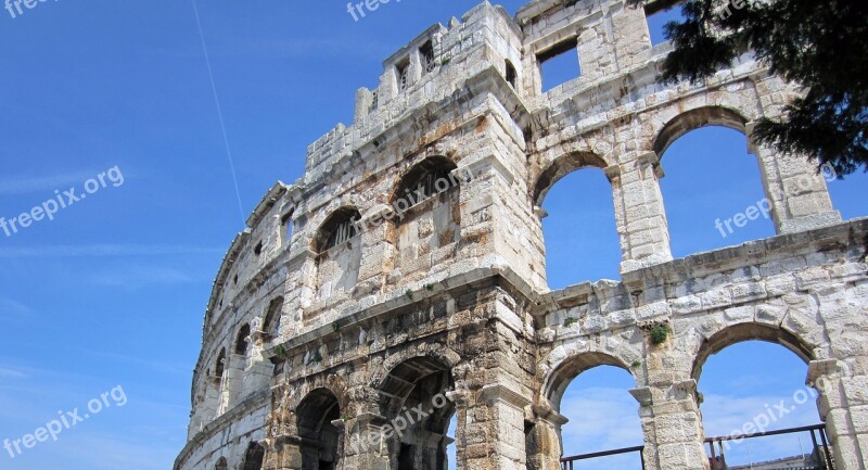 Arena Pula Croatia Amphitheater Roman