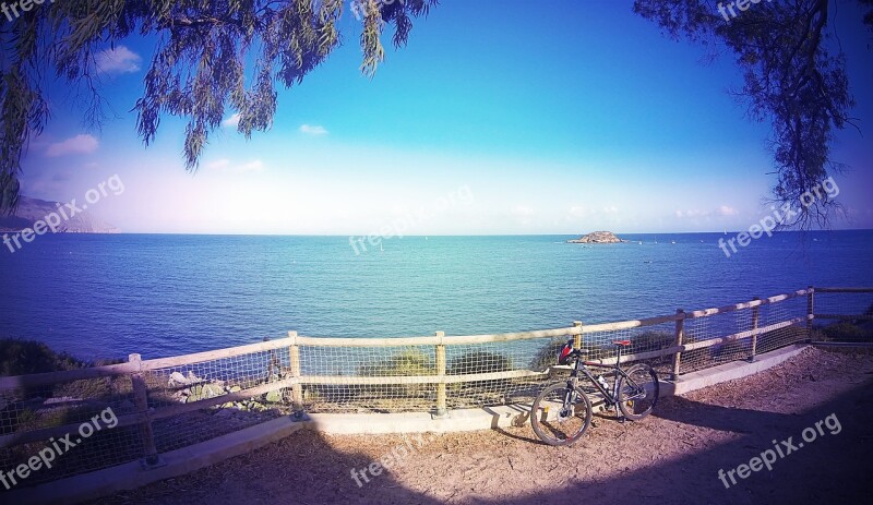 Bike Beach Summer Bicycle Happy