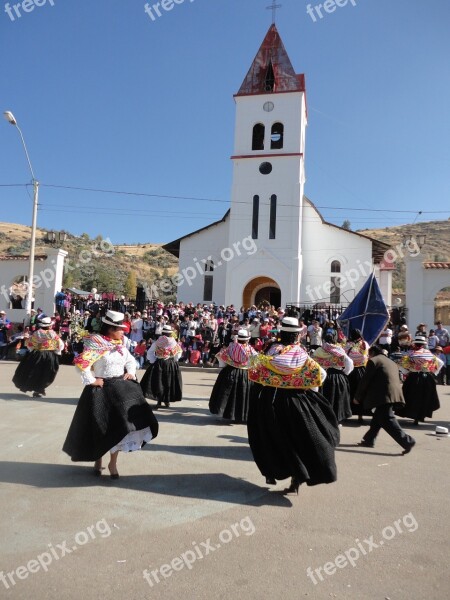 Dance Tradition Custom Peruvian Sierra