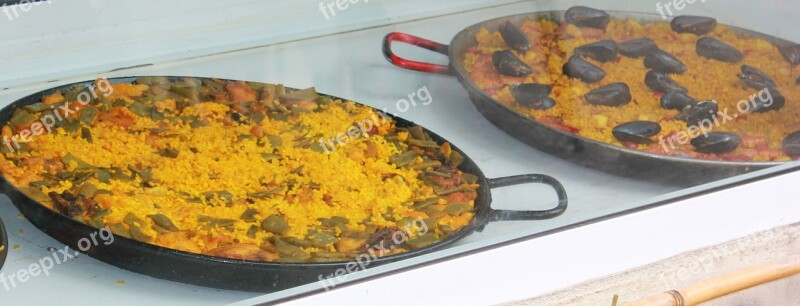 Paella Valence Spain Flat Valencia