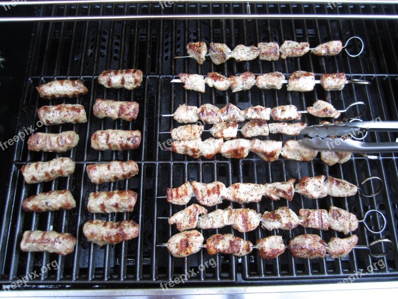 Grill Barbecue Food Meat Pork