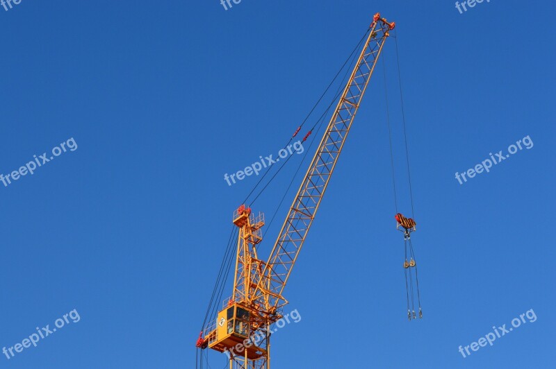 Crane Construction Housing New House Development